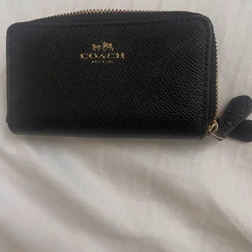 [BUNJANG] Coach Card Holder Black / 코치 카드지갑 블랙