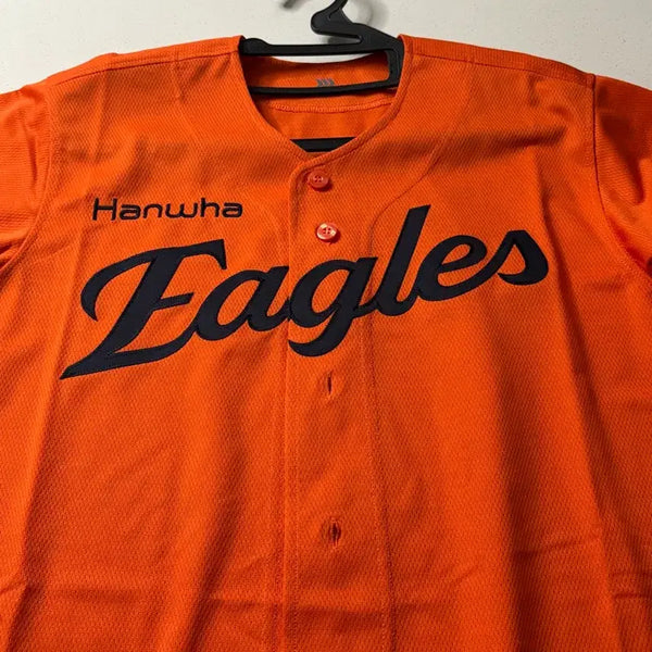 [BUNJANG] Hanwha Eagles 90s No-Marking Baseball Uniform Jersey / 한화이글스 유니폼 90 노마킹