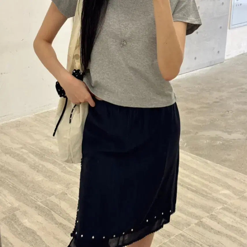 [BUNJANG] More Than Yesterday Double Layer Skirt / 모어댄예스터데이 두겹스커트