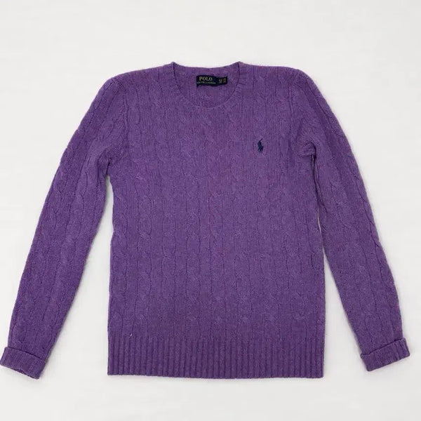 [BUNJANG] Polo Ralph Lauren Women's Wool Cashmere Cable Knit Sweater / 폴로니트