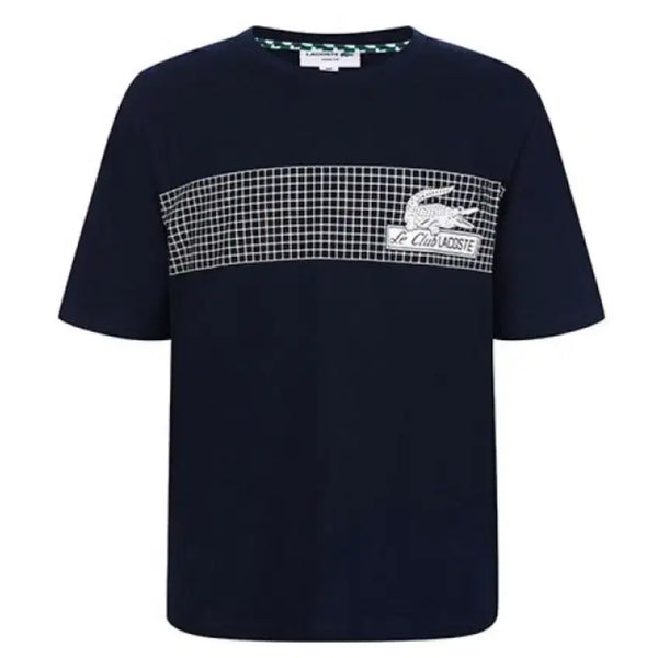 [BUNJANG] Lacoste Tennis Club Short Sleeve T-Shirt Navy / 라코스테 테니스 클럽 반팔 네이비