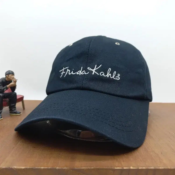 [BUNJANG] LIPHOP x Frida Kahlo Embroidered Ball Cap Black / 립합 x 프리다칼로 콜라보 자수 볼캡 모자 블랙