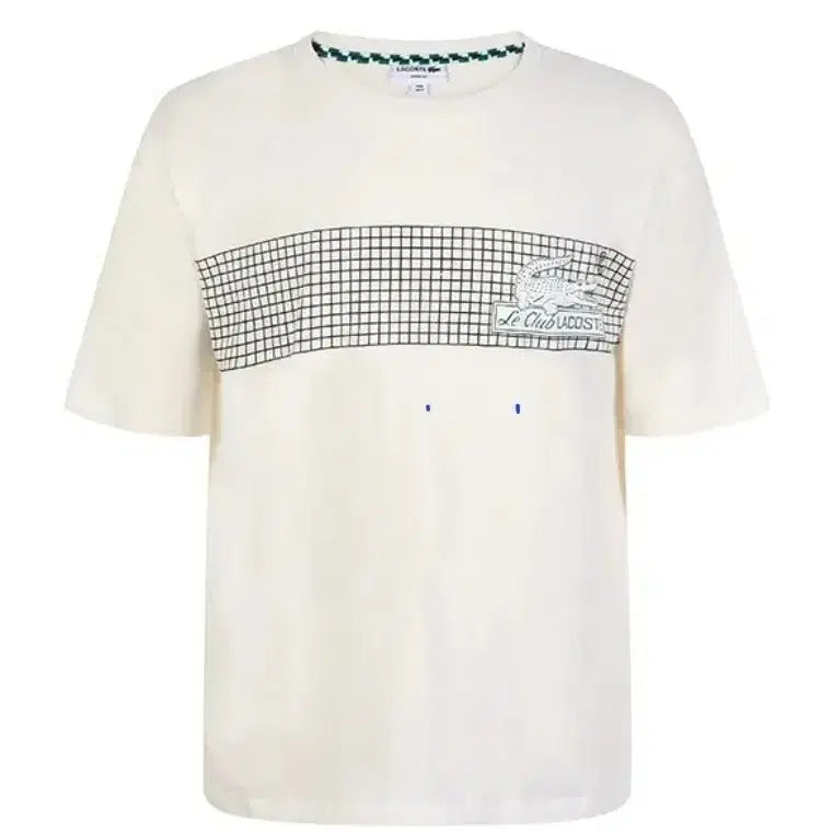 [BUNJANG] Lacoste Ivory Short-Sleeve T-Shirt Size 100 / 라코스테 반팔티 아이보리