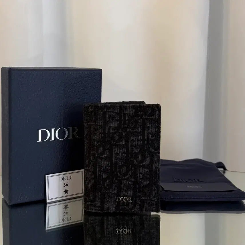 [BUNJANG] Dior Oblique 2-Tier Organizer Cardholder / 디올 오블리크 2단 오거나이저 카드지갑