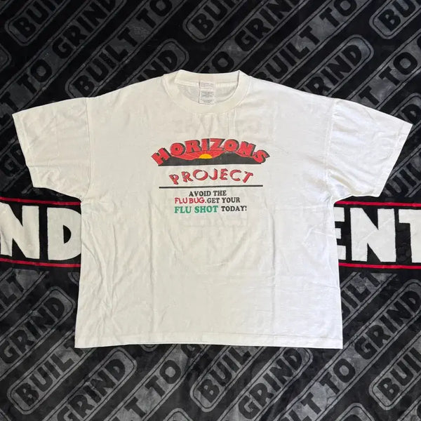 [BUNJANG] Single Stitch Hanes T-shirt White / 싱글 스티치 헤인즈 티셔츠 화이트