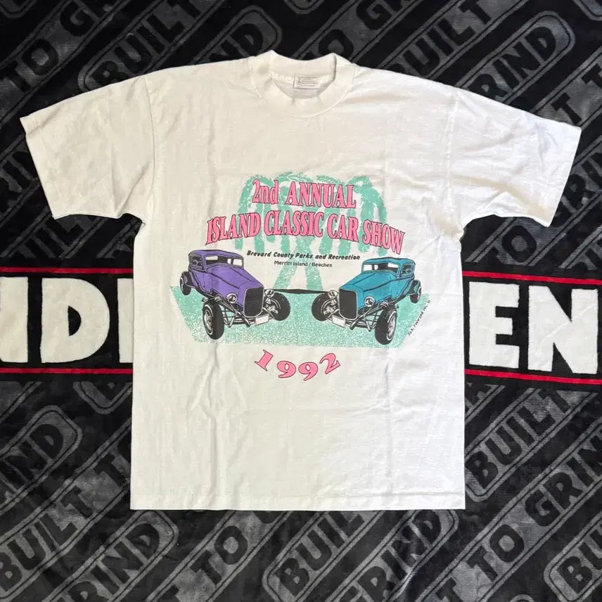 [BUNJANG] Hanes Single Stitch T-Shirt White / 싱글 스티치 헤인즈 티셔츠 화이트