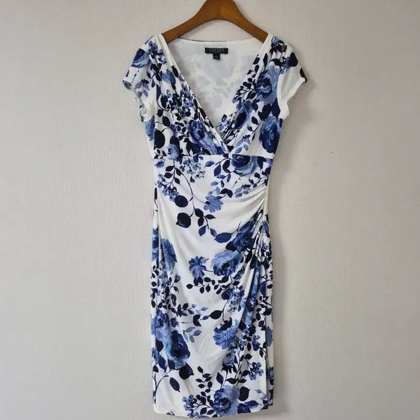 [BUNJANG] Ralph Lauren Floral Wrap Midi Dress Size 2 / [ 랄프로렌] 플로럴 랩 원피스(사이즈2)