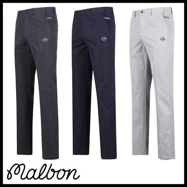 [BUNJANG] Malbon Men's Span Pants (Navy, Charcoal, Light Grey) / 말본 남성 스판팬츠