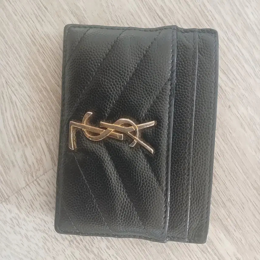 [BUNJANG] Saint Laurent Matelassé Card Holder / 입생로랑 마틀라세 카드지갑