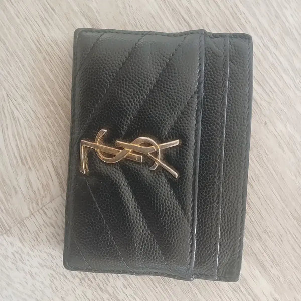 [BUNJANG] Saint Laurent Matelassé Card Holder / 입생로랑 마틀라세 카드지갑