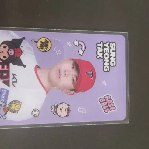 [BUNJANG] Kia Tigers Seong Young-tak Kuromi Photocard / 기아타이거즈 성영탁 쿠로미 포카
