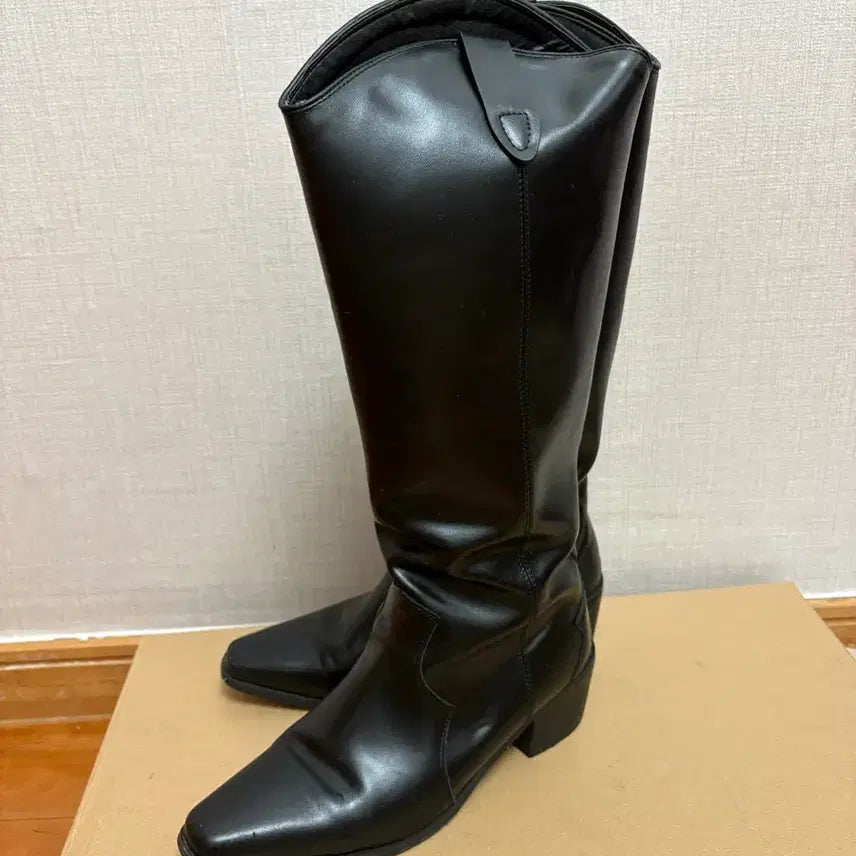 [BUNJANG] Western Long Boots (Size 240-245) / 웨스턴 롱부츠/240~245 (상태 좋아요!)