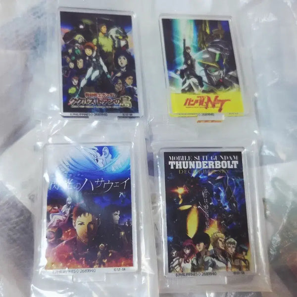 [BUNJANG] Gundam Poster Acrylic Set - 4 Types / 건담 포스터 아크릴 세트 4종