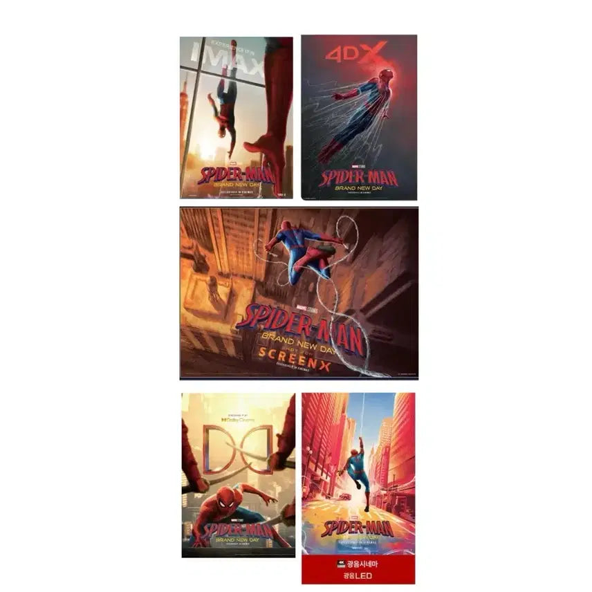 [BUNJANG] Spider-Man: Brand New Day Original Ticket A+B, TTT, Art Card, Dolby, IMAX, 4DX, ScreenX, Gwang-eum Posters / [스파이더맨: 브랜드뉴데이] 돌비/아이맥스/4DX/스크린엑스/광음 포스터/오리지널티켓AB/TTT/아트카드