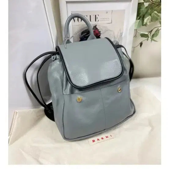 [BUNJANG] Marni Backpack Shoulder Bag Tote Bag with Charm / 마르니 백팩 숄더백 토트백