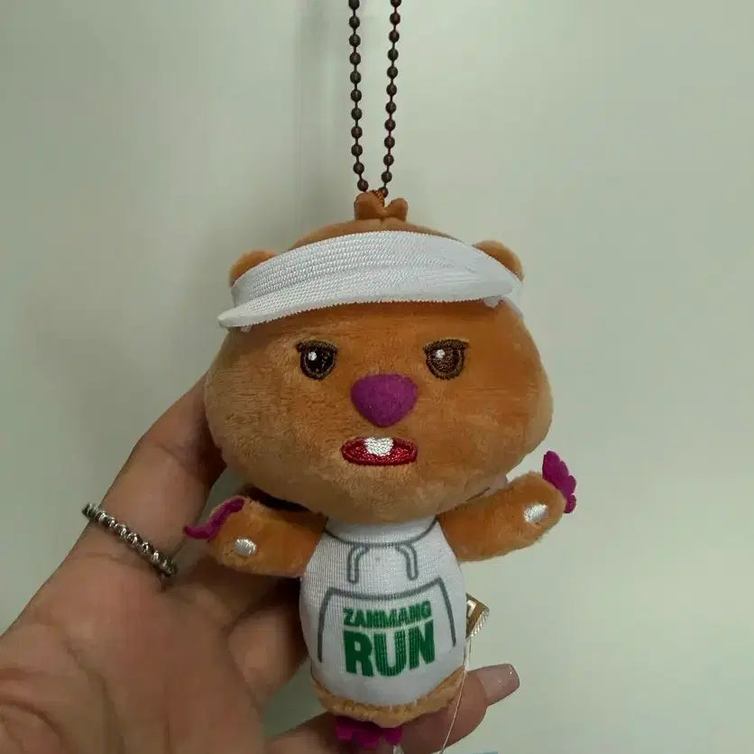 [BUNJANG] Zanmang Luffy Running Plush Keychain / 잔망루피 러닝 인형키링