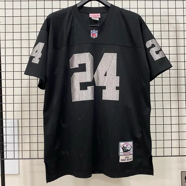 [BUNJANG] Mitchell & Ness NFL Oakland Raiders Charles Woodson Football Jersey 2XL / <2XL> 미첼앤네스 NFL 오클랜드 레이더스 찰스 우드슨 풋볼 져지