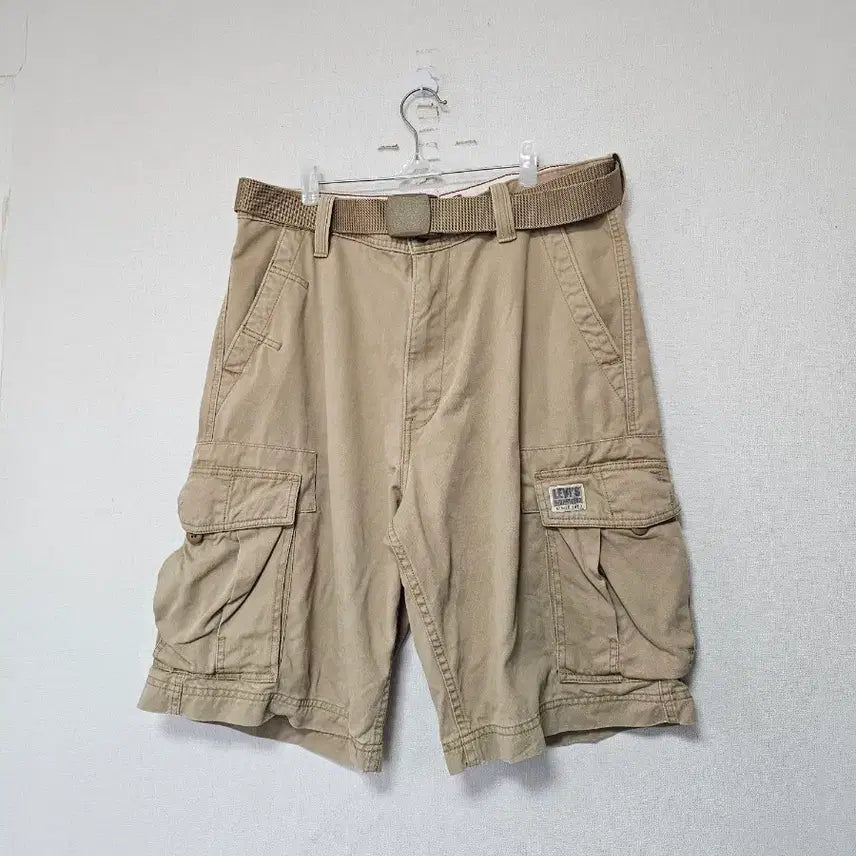 [BUNJANG] Levi's Beige Cotton Cargo Shorts W34 / 리바이스 카고 반바지 W34 베이지