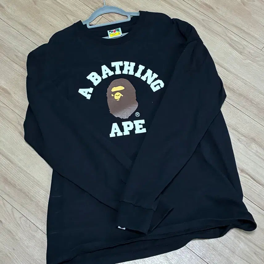 [BUNJANG] BAPE Long Sleeve T-Shirt L / (급처택포) 배이프 롱슬리브 L