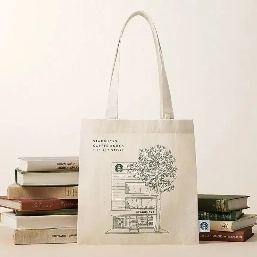[BUNJANG] Starbucks 1st Store Tote Bag / 스타벅스 1호점 북백