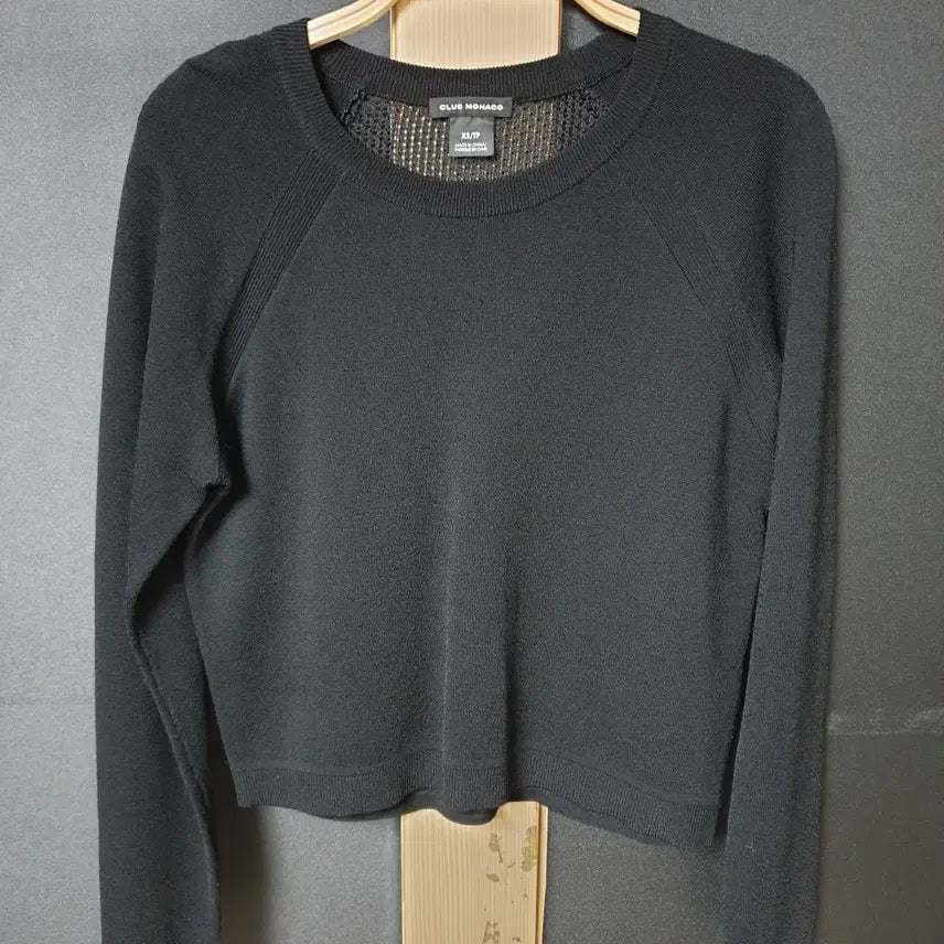 [BUNJANG] Club Monaco Sheer Back Knit Top / 진짜만원 클럽모나코 백시스루 44 니트