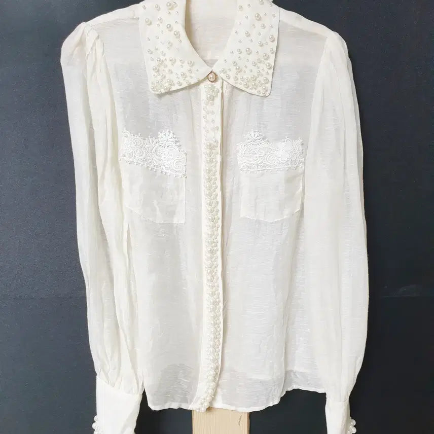 [BUNJANG] Silk Linen Blouse / 진짜만원 실크 린넨 55 블라우스 55