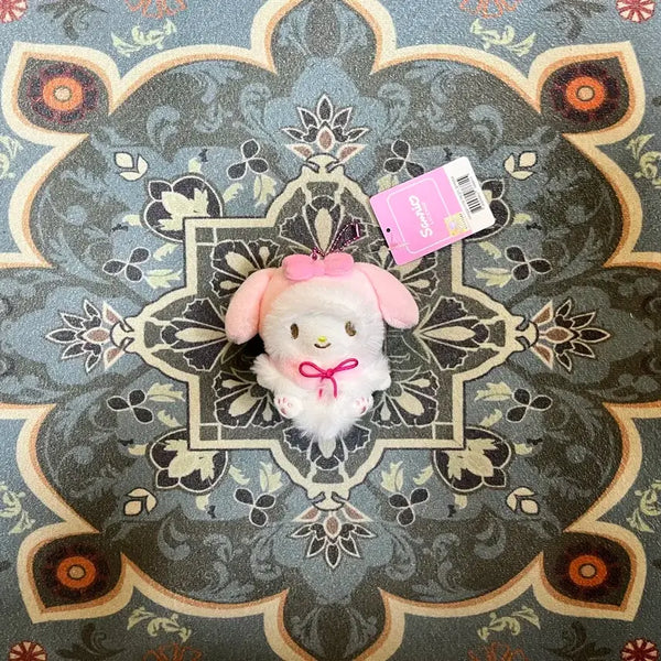 [BUNJANG] Sanrio My Melody Doll Keychain Color Cape 8cm / 산리오_마이멜로디 인형 키링_컬러망토 8cm 새상품