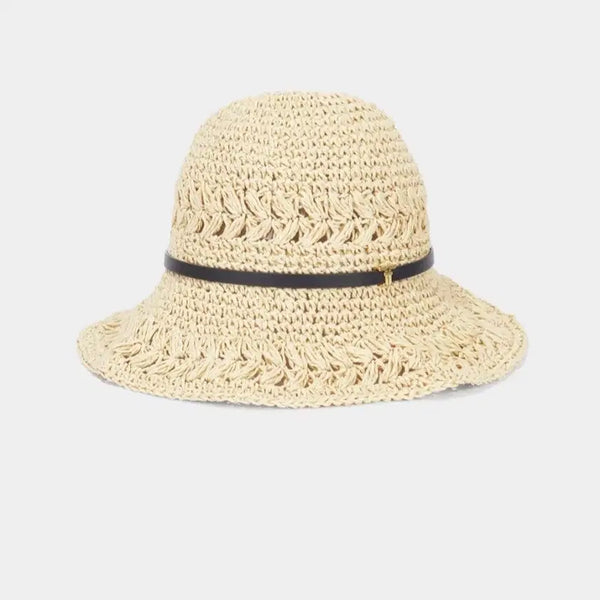 [BUNJANG] Time Crochet Metal Logo Bucket Hat / 타임 크로셰 메탈 로고 버킷햇