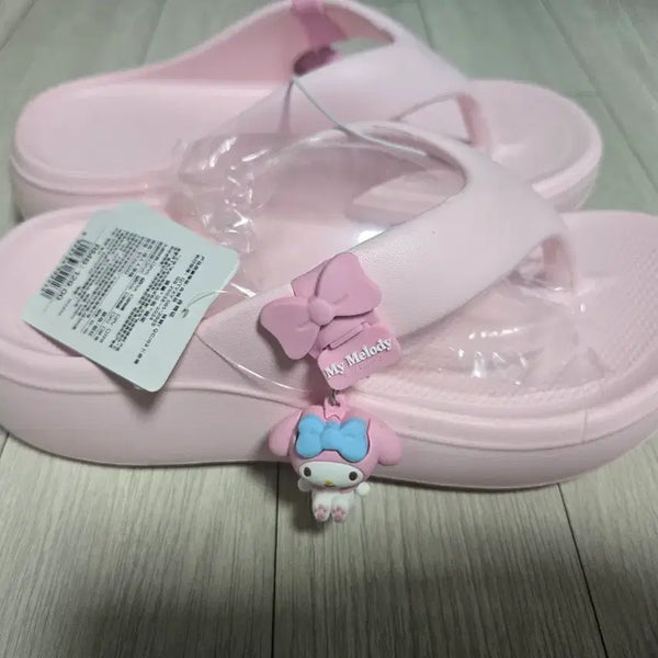 [BUNJANG] My Melody Pink Flip-Flops Sandals / 마이멜로디 쪼리