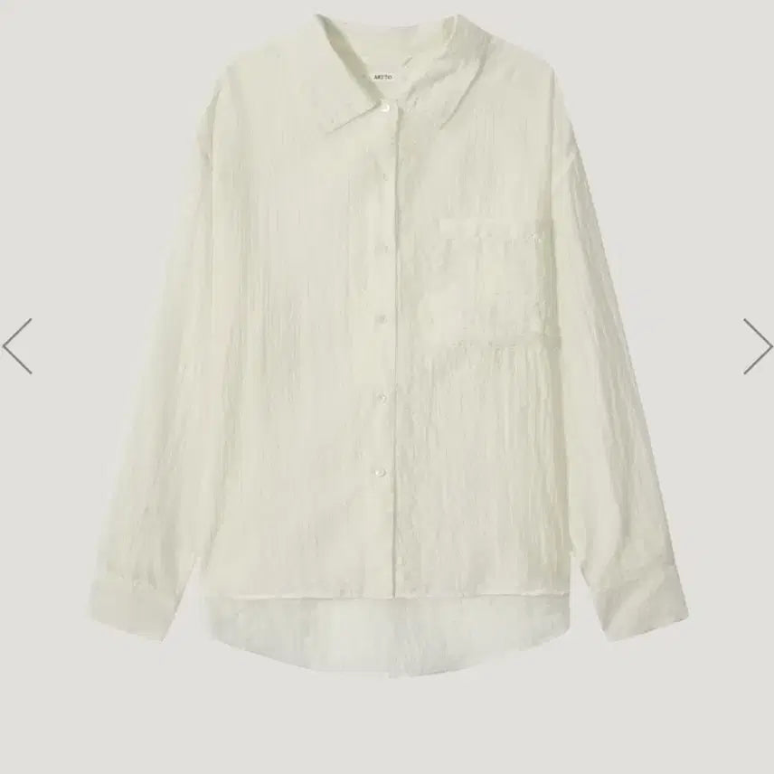 [BUNJANG] Arto Costanza Summer Shirt Ivory / 아르토 코스탄자 여름 셔츠 아이보리