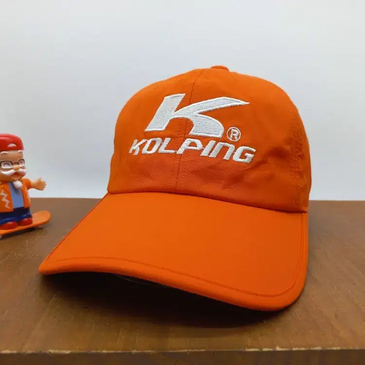 [BUNJANG] KOLPING Outdoor Functional Sports Camping Baseball Cap Orange / 콜핑 아웃도어 기능성 스포츠 캠핑 야구모자 오렌지