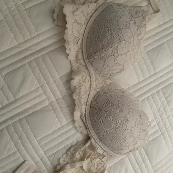 [BUNJANG] Guess White Lace Bra / 게스 화이트 레이스 브라