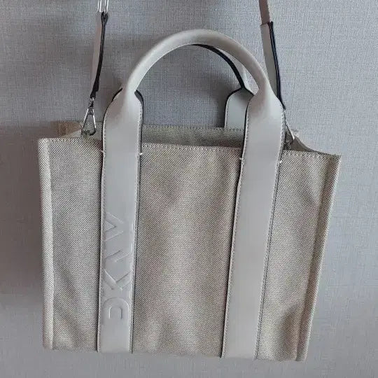 [BUNJANG] DKNY Beige Tote Shoulder Bag / DKNY 토트백 숄더백 베이지
