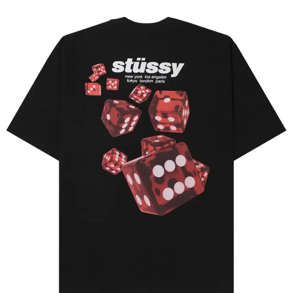 [BUNJANG] Stussy Rollers T-Shirt Black / 스투시 롤러스 티셔츠 블랙