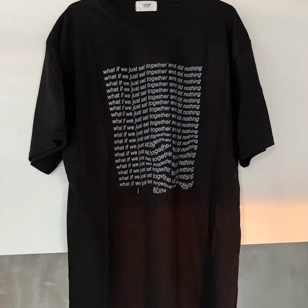 [BUNJANG] L.A.B Studio Vintage Black T-Shirt (M) / L.A.B Studio 빈티지 블랙 티셔츠 (M)