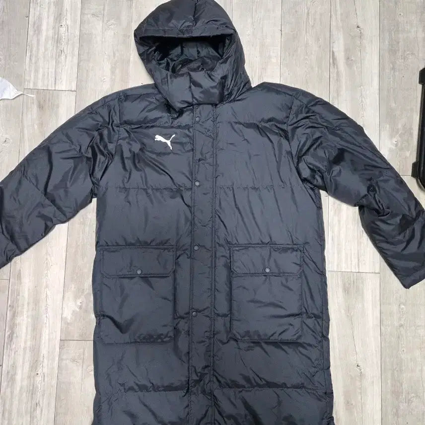 [BUNJANG] Puma Long Padding Black Goose Down Jacket / 푸마 롱패딩 블랙