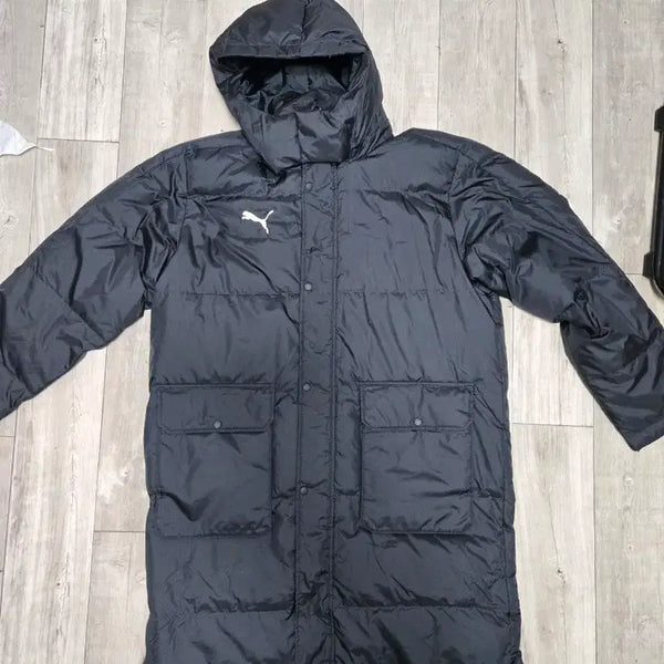 [BUNJANG] Puma Long Padding Black Goose Down Jacket / 푸마 롱패딩 블랙