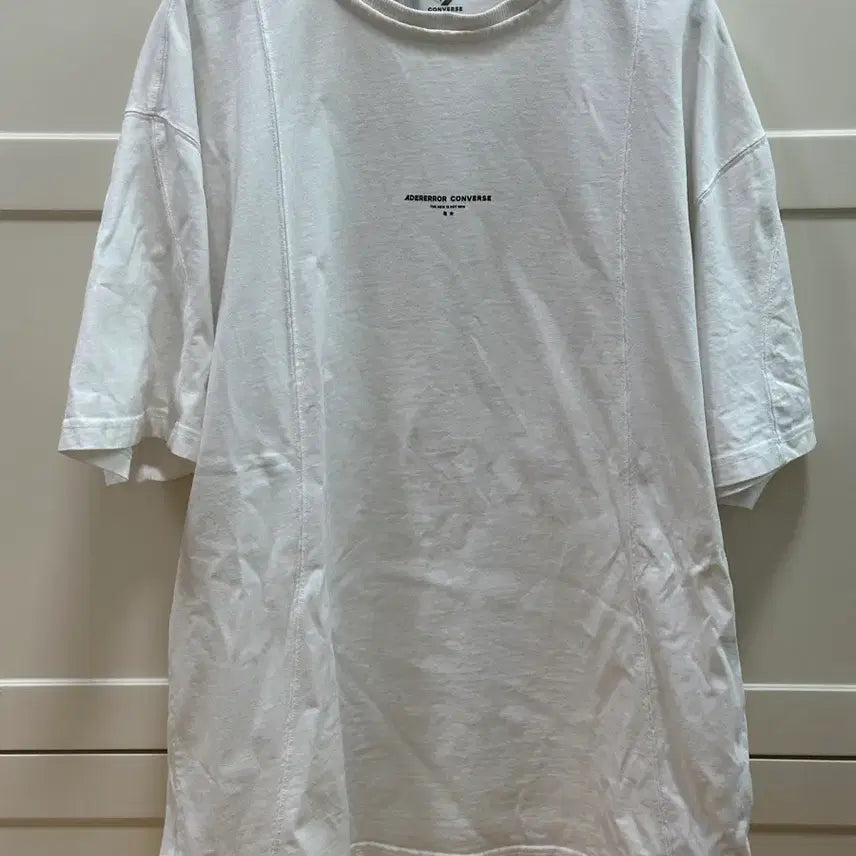 [BUNJANG] Ader Error x Converse Shapes T-Shirt Cloud Dancer XL / 아더에러X컨버스 쉐입스 반팔 티셔츠 클라우드 댄서 XL