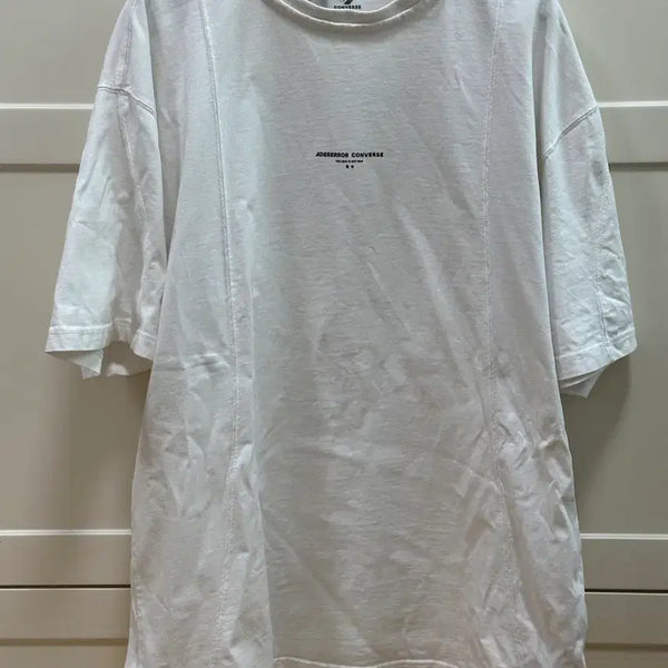 [BUNJANG] Ader Error x Converse Shapes T-Shirt Cloud Dancer XL / 아더에러X컨버스 쉐입스 반팔 티셔츠 클라우드 댄서 XL