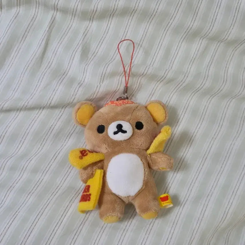 [BUNJANG] Rilakkuma Sauna Concept Doll Charm / 사우나 수건 타올 타월 리락쿠마 인형 키링 희귀 고전