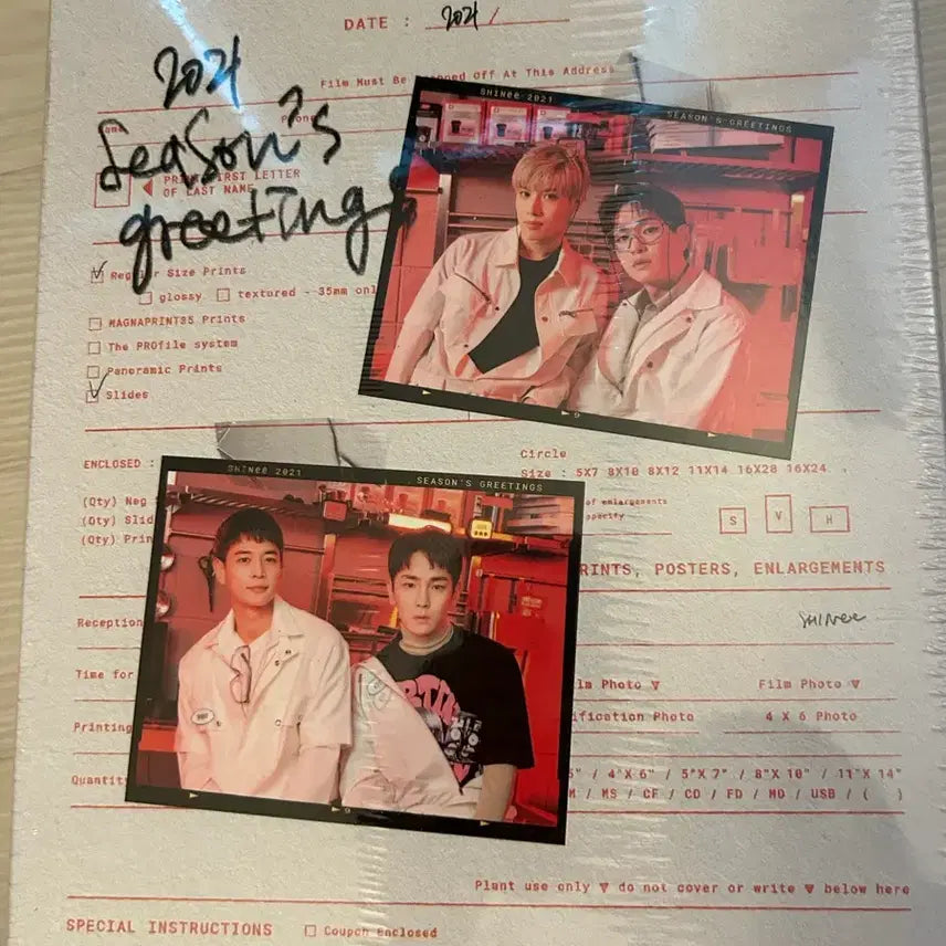 [BUNJANG] SHINee 2021 Season's Greetings Set Sealed / (미개봉 새상품) 샤이니 2021 시즌그리팅 세트