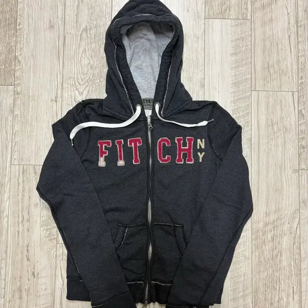 [BUNJANG] Abercrombie & Fitch Fitted Hoodie Zip-Up S / 아베크롬비 딱붙핏 후드집업 s