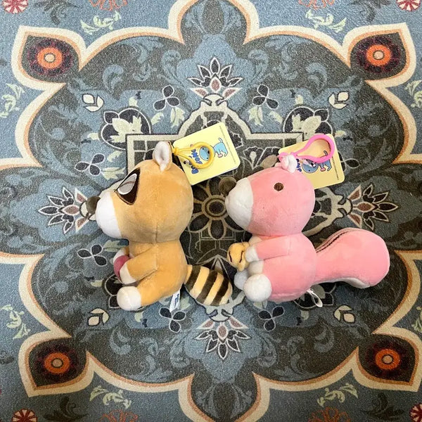 [BUNJANG] Bonobono Forest Plush Bag Charm - Porori, Neoburi / 보노보노숲_인형 가방걸이_포로리, 너부리 새상품
