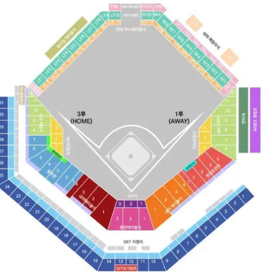 [BUNJANG] Samsung Lions vs KIA Tigers Baseball Game Ticket (July 30th) / 삼성라이온즈 vs KIA 07/30(목) SKY하단 5연석