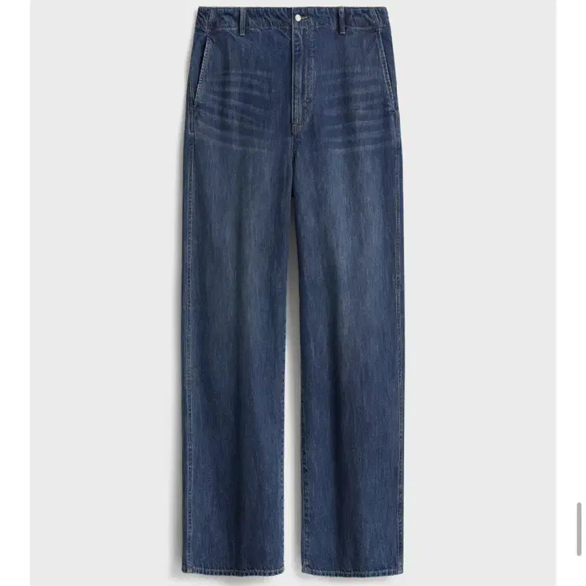 [BUNJANG] Pottery 26ss One Washed Wide Denim Pants Deep Blue / 포터리 26ss 원워시드 와이드 데님(3) 딥블루