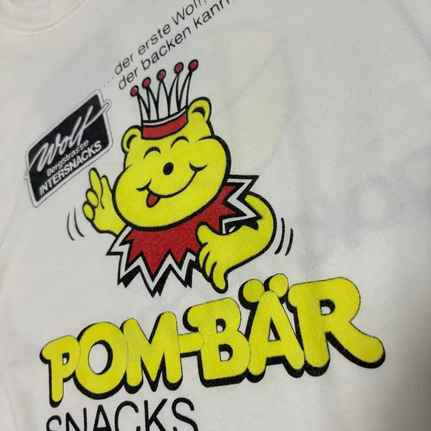 [BUNJANG] Pom-Bear 00s Cotton Blend T-Shirt / 00s pom-bar 폼베어 머천다이즈 티셔츠