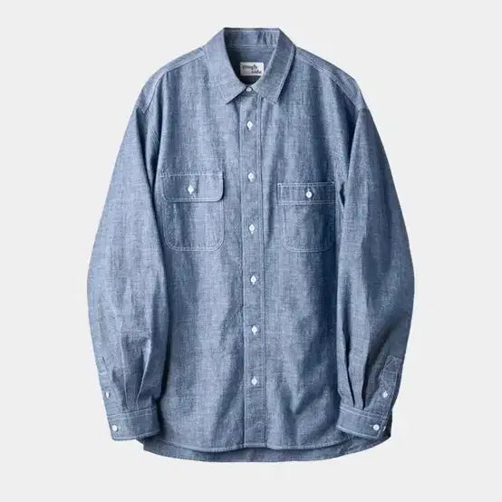 [BUNJANG] Roughside Chambray Painter Shirt Size 2 / 러프사이드 페인터 샴브레이셔츠 2사이즈