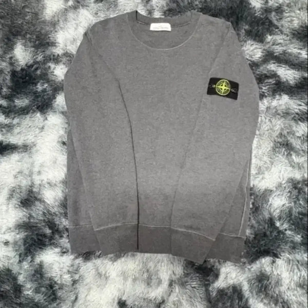 [BUNJANG] Stone Island Sweatshirt Gray M / [M size]스톤 아일랜드 맨투맨 그레이