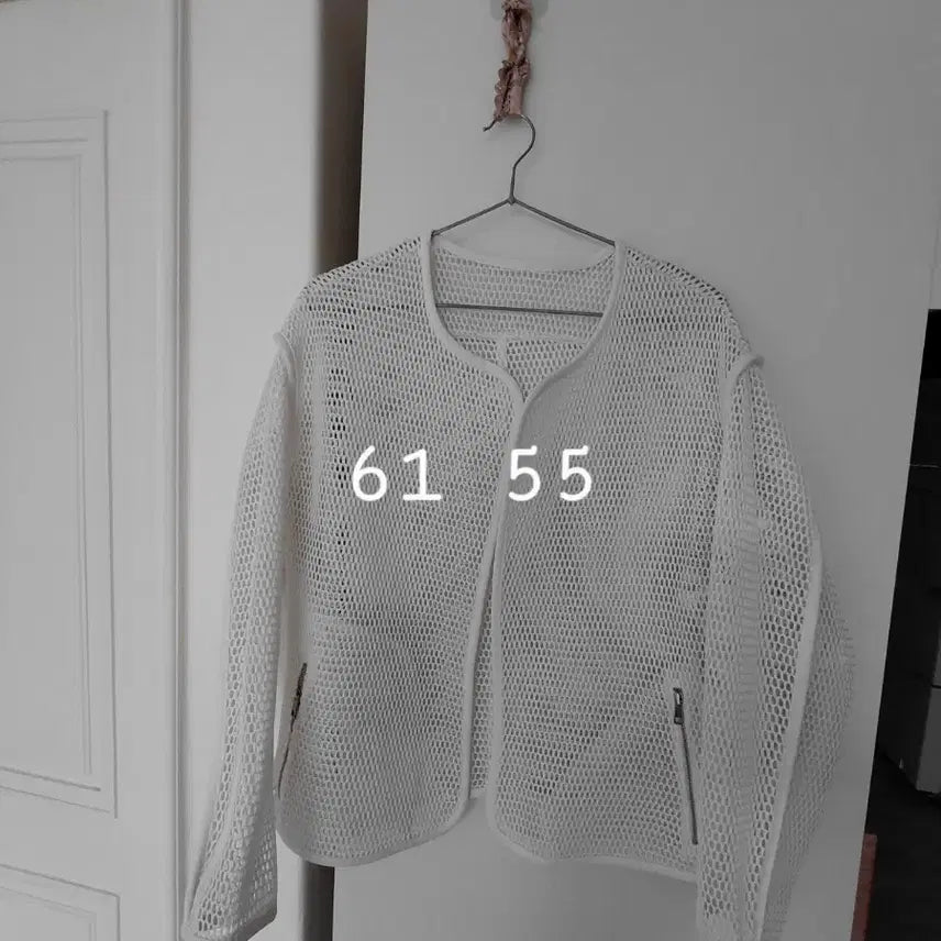 [BUNJANG] Mesh Jumper White / mos망사점퍼날씬66까지?
