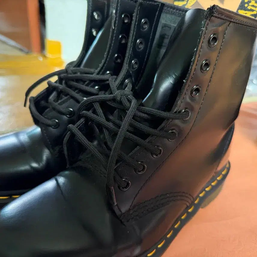 [BUNJANG] Dr. Martens 1460 Smooth Leather Lace-Up Boots Black Size 270 / 닥터마틴 1460 스무스 레더 레이스업 부츠 블랙 270사이즈